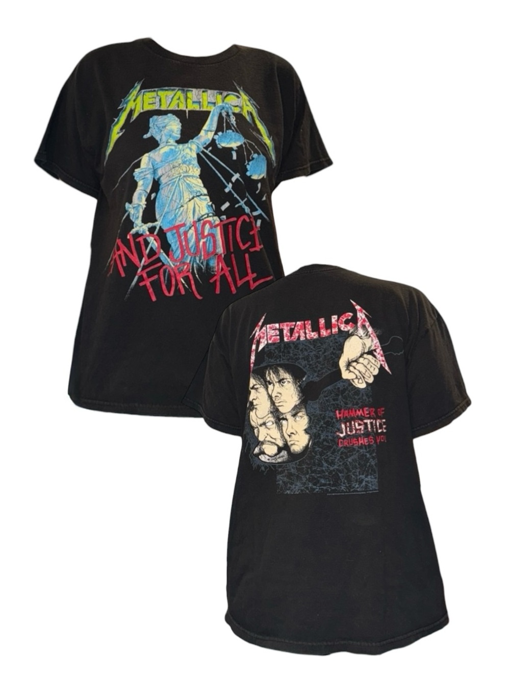 Metallica "…And Justice For All" Black Graphic Tee